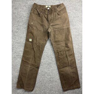 Arborwear Original Tree Climbing Pants Women's 8x30 Brown Denim Canvas